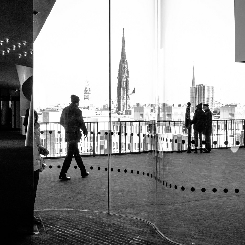 Auf der Elbphilharmonie